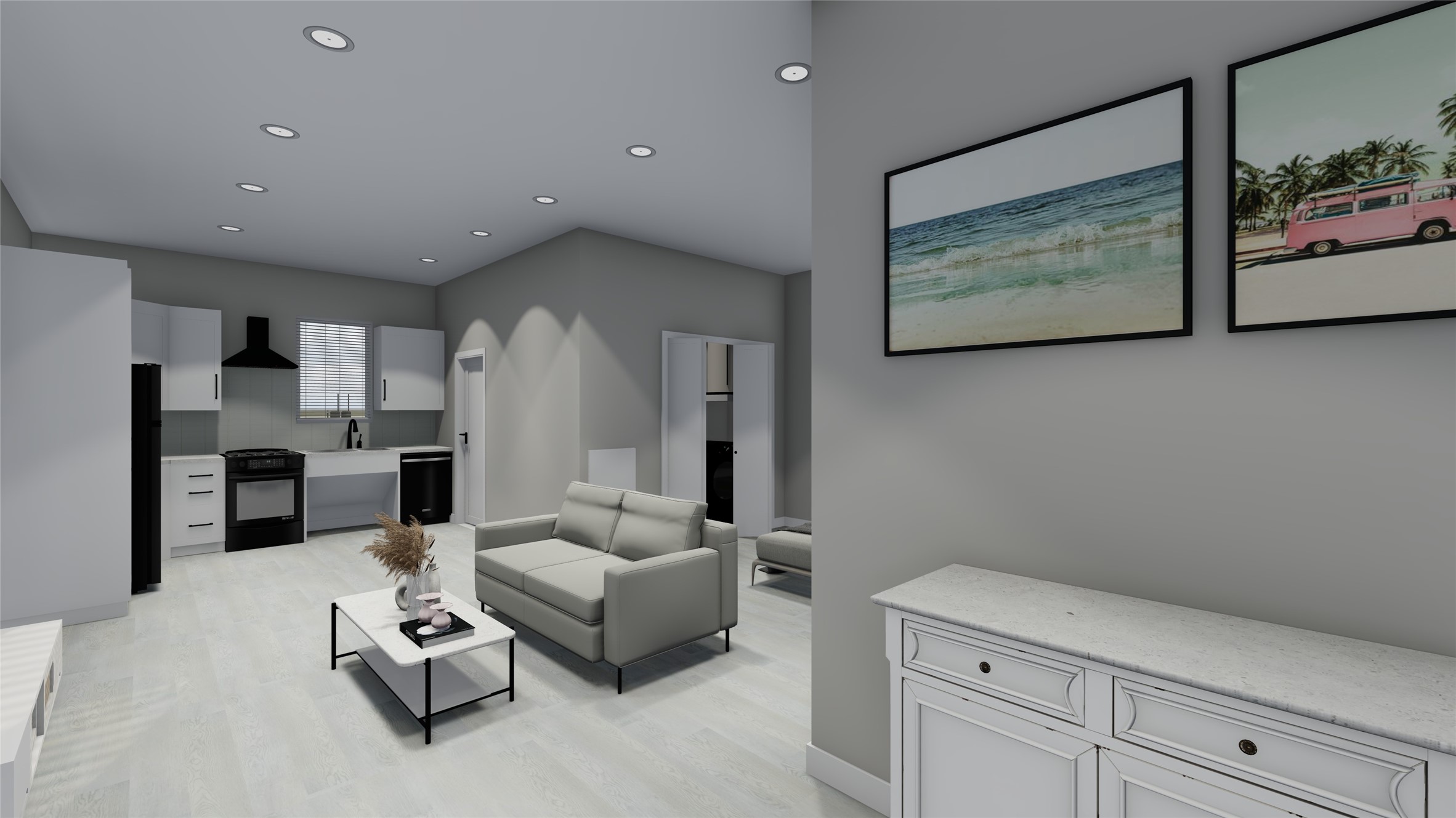 2101 Reinke Road, Unit 7103 Waller, TX 77484 - Photo 7 of 11 a living room with furniture and kitchen view
