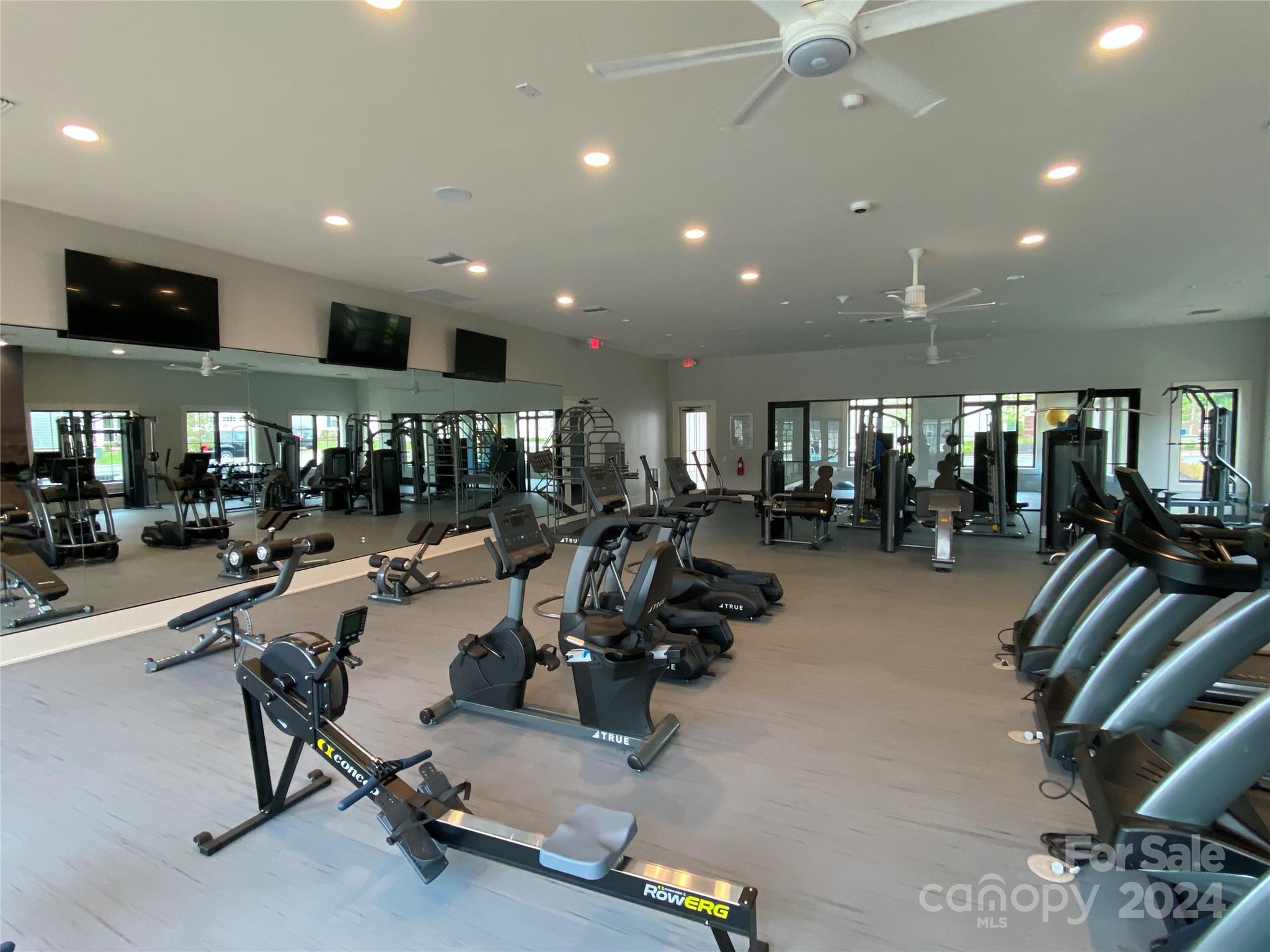 765 Hazel Way Denver, NC 28037 - Photo 30 of 35 a view of a room with gym equipment