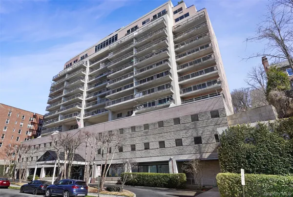a front view of a building