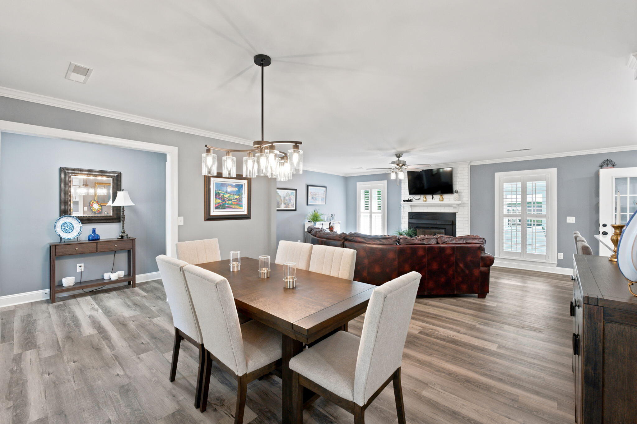 2045 Cains Mill Road Sumter, SC 29154 - Photo 13 of 83 Dining Room overlooking Living Room area
