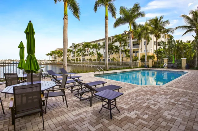 a view of a terrace with skyline