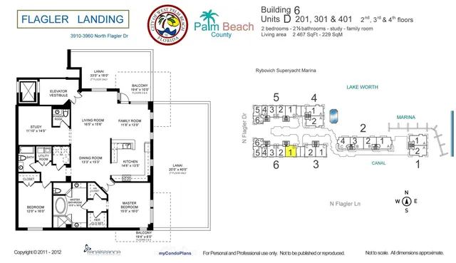 $6,000 | 3940 North Flagler Drive, Unit 201, West Palm Beach, FL 33407