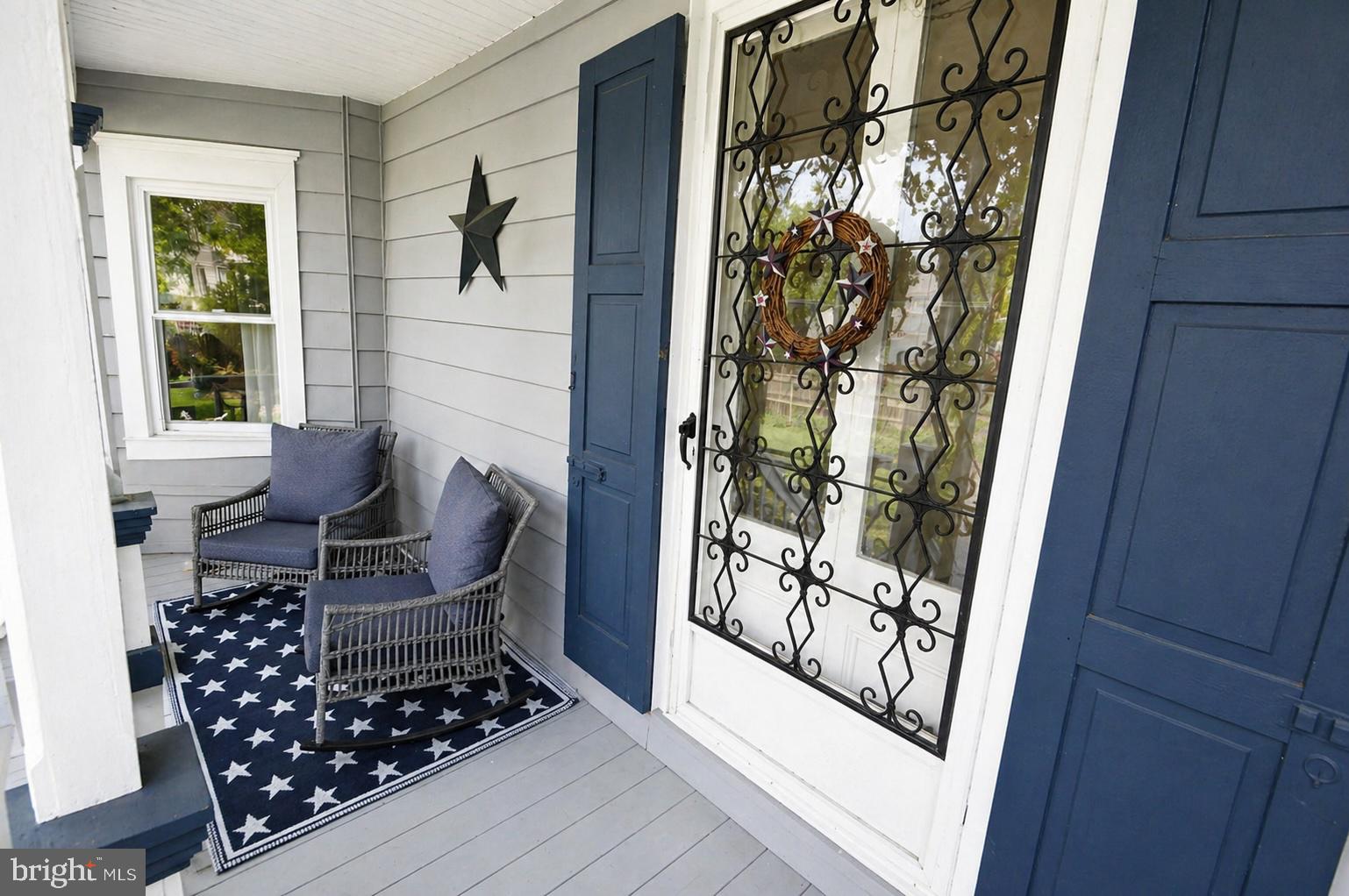 129 Buttonwood Street Mount Holly, NJ 08060 - Photo 25 of 31 Side porch overlooking fenced yard