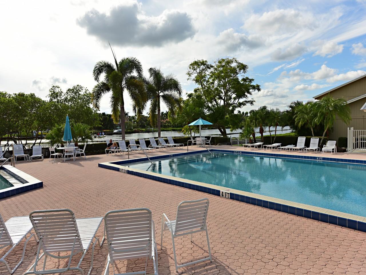 9170 Southeast Riverfront Terrace, Unit E Tequesta, FL 33469 - Photo 23 of 26 RB pool1