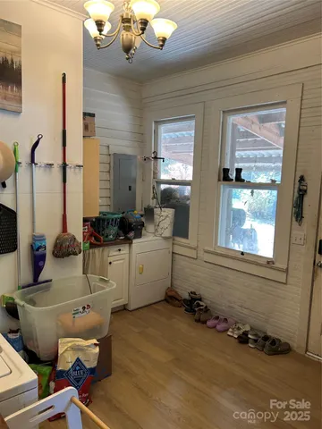 a very nice looking room with a large window