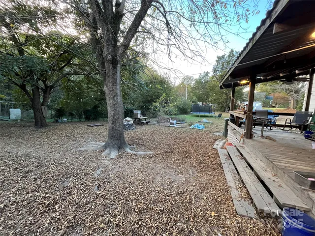 a view of outdoor space with seating area