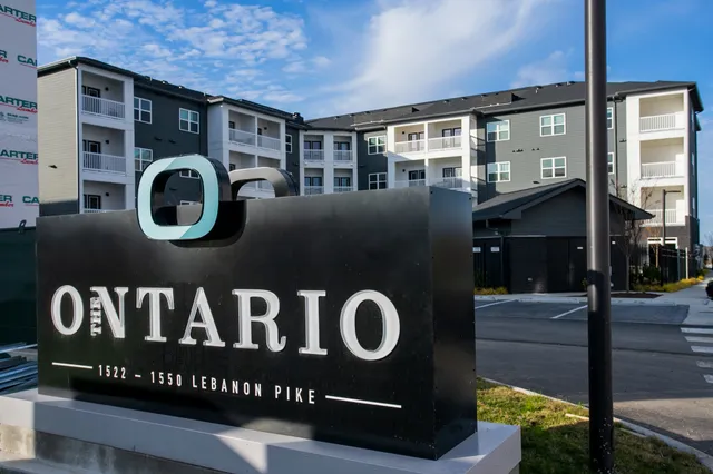 a front view of a house with granite