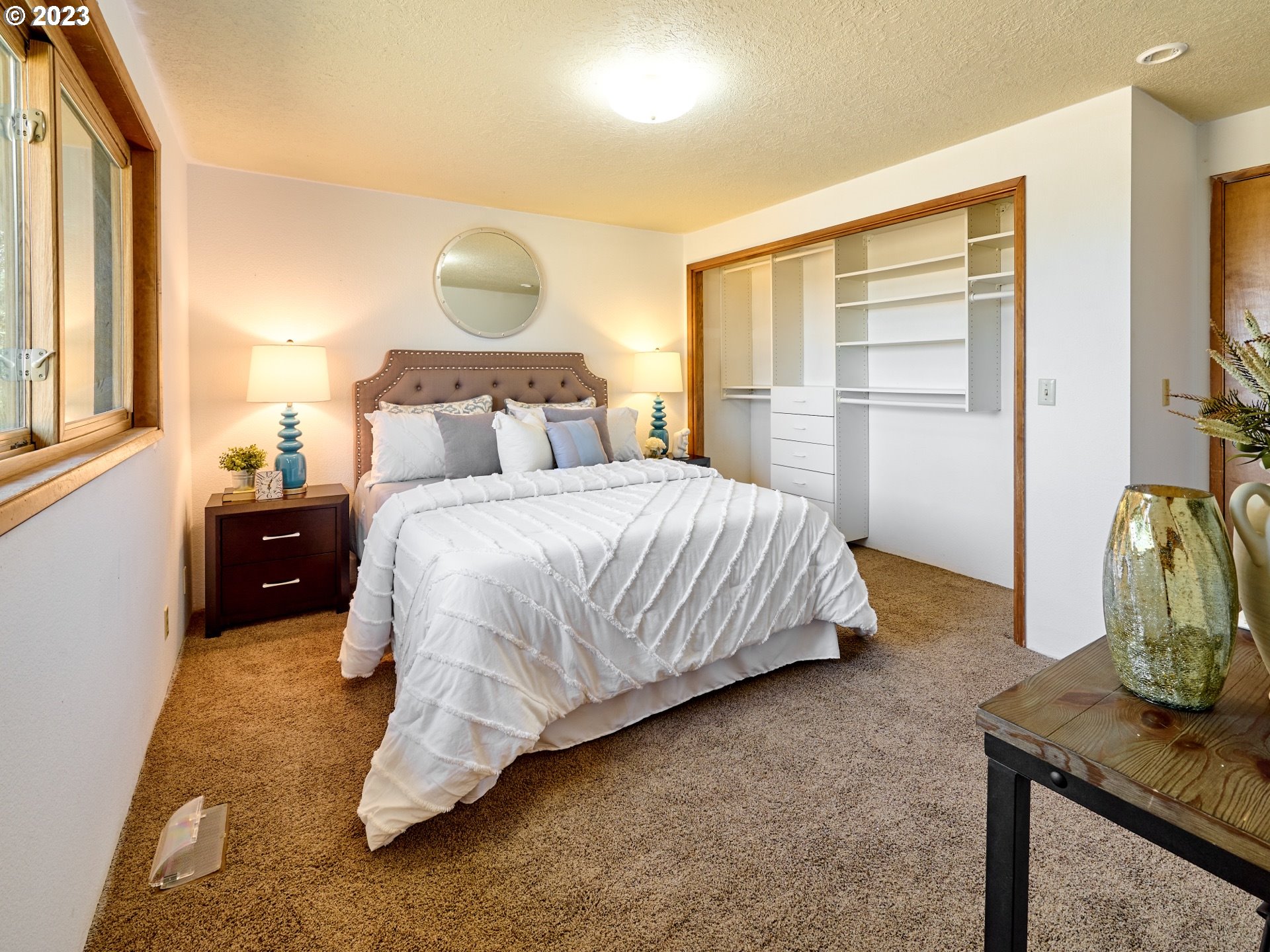 3661 Seminole Road Northeast Silverton, OR 97381 - Photo 16 of 48 a bedroom with a bed and window