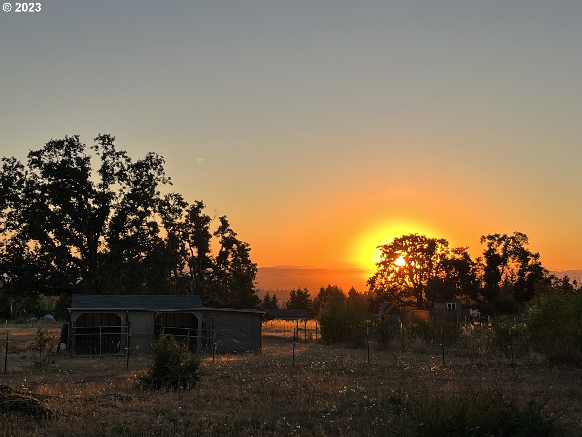 3661 Seminole Road Northeast Silverton, OR 97381 - Photo 2 of 48 a backyard of a house with table and chairs