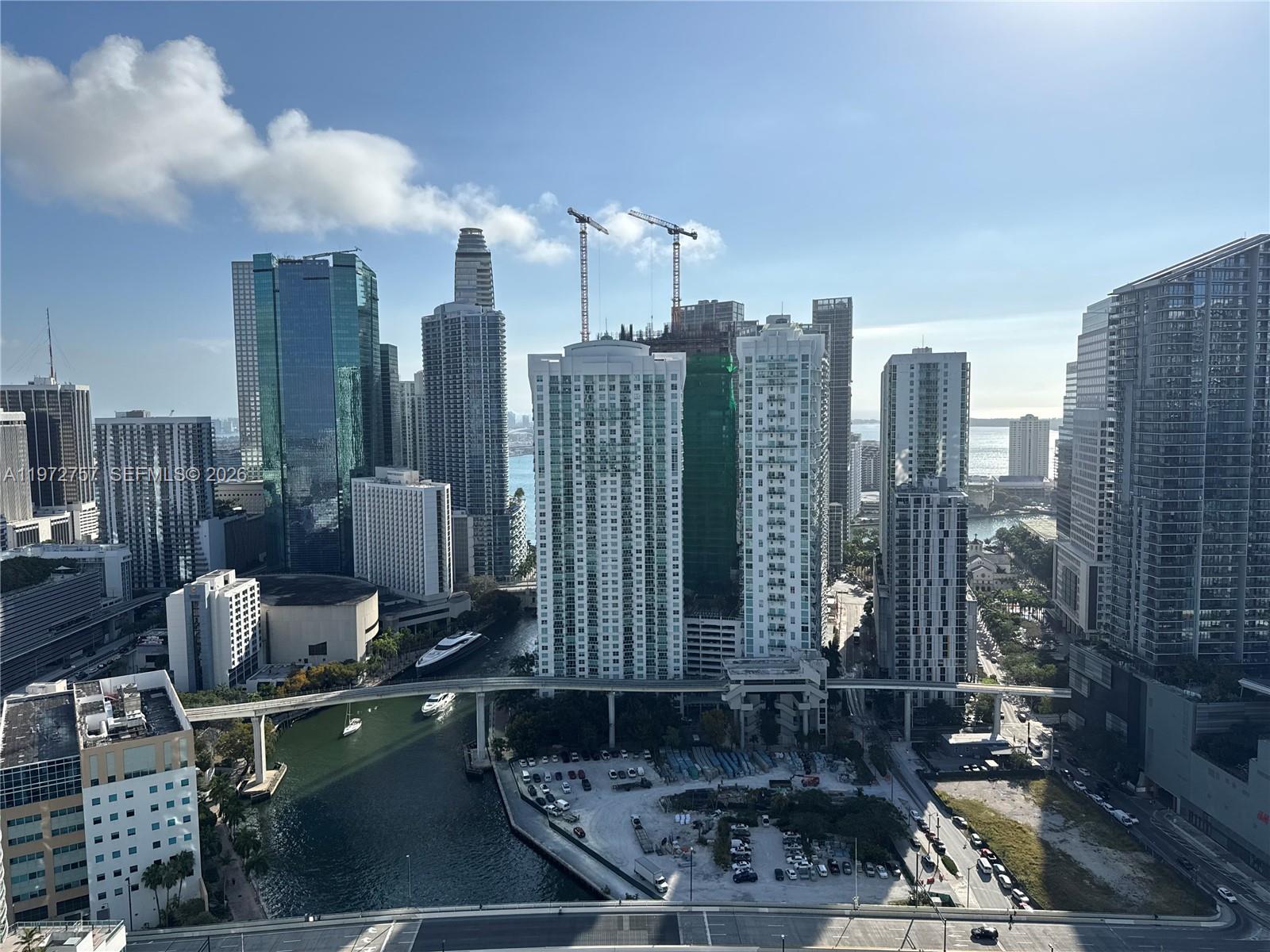 92 Southwest 3rd Street, Unit 3912 Miami, FL 33130 - Photo 12 of 33 a view of a city with tall buildings