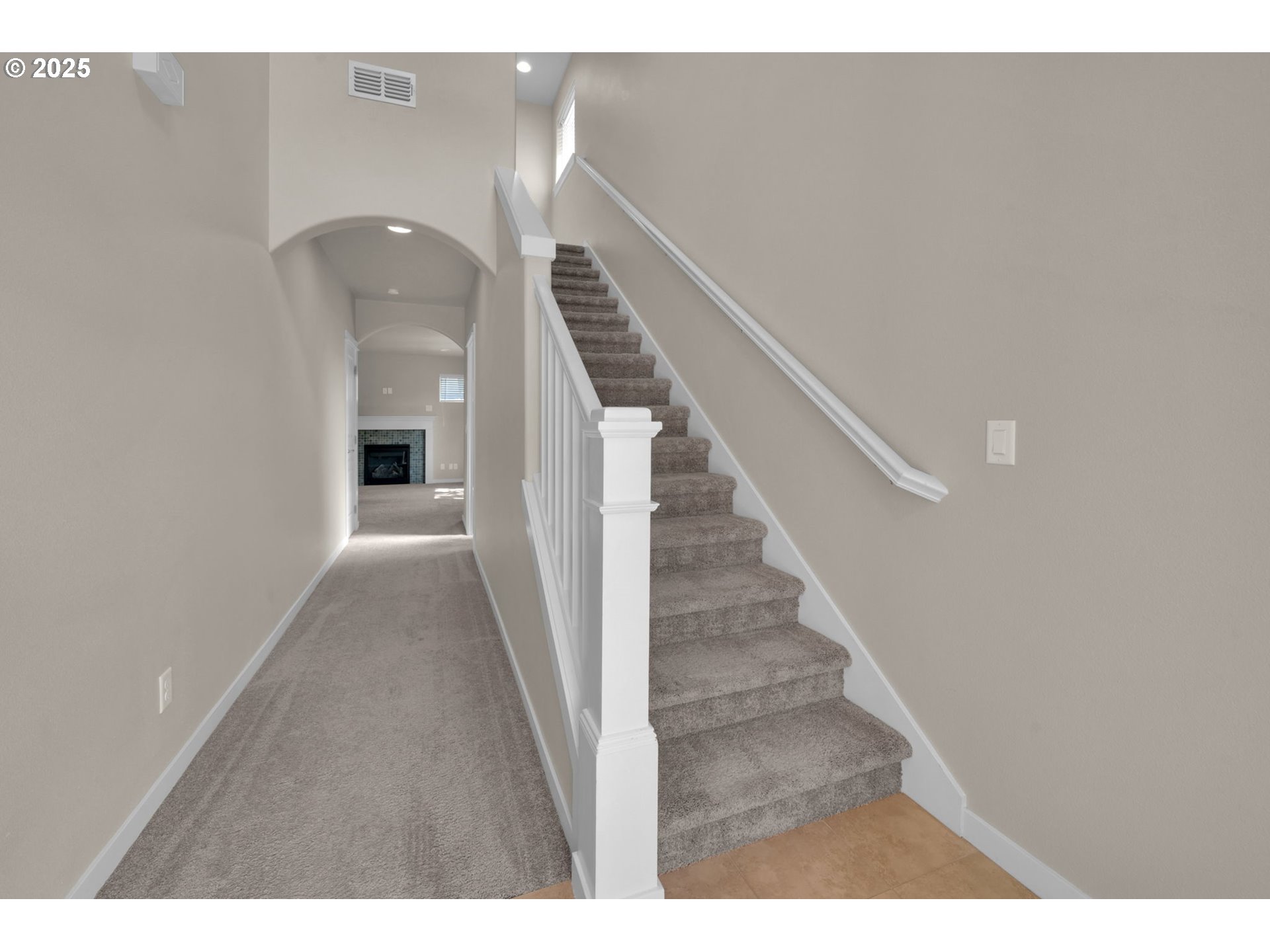3015 Guadalupe Way Eugene, OR 97408 - Photo 6 of 48 a view of a hallway with stairs