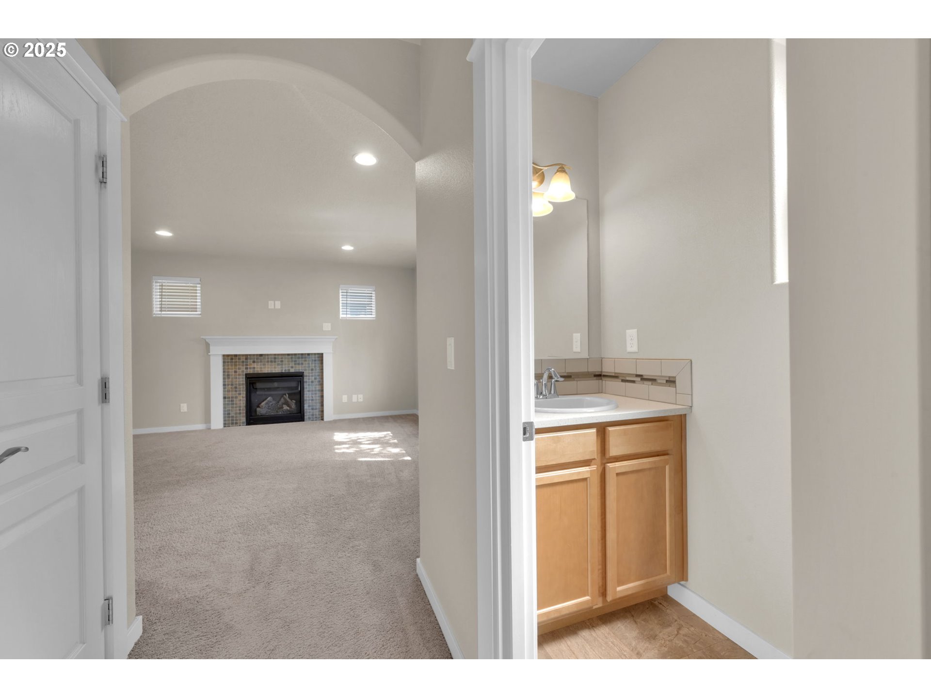 3015 Guadalupe Way Eugene, OR 97408 - Photo 7 of 48 a view of a kitchen cabinets and a fireplace