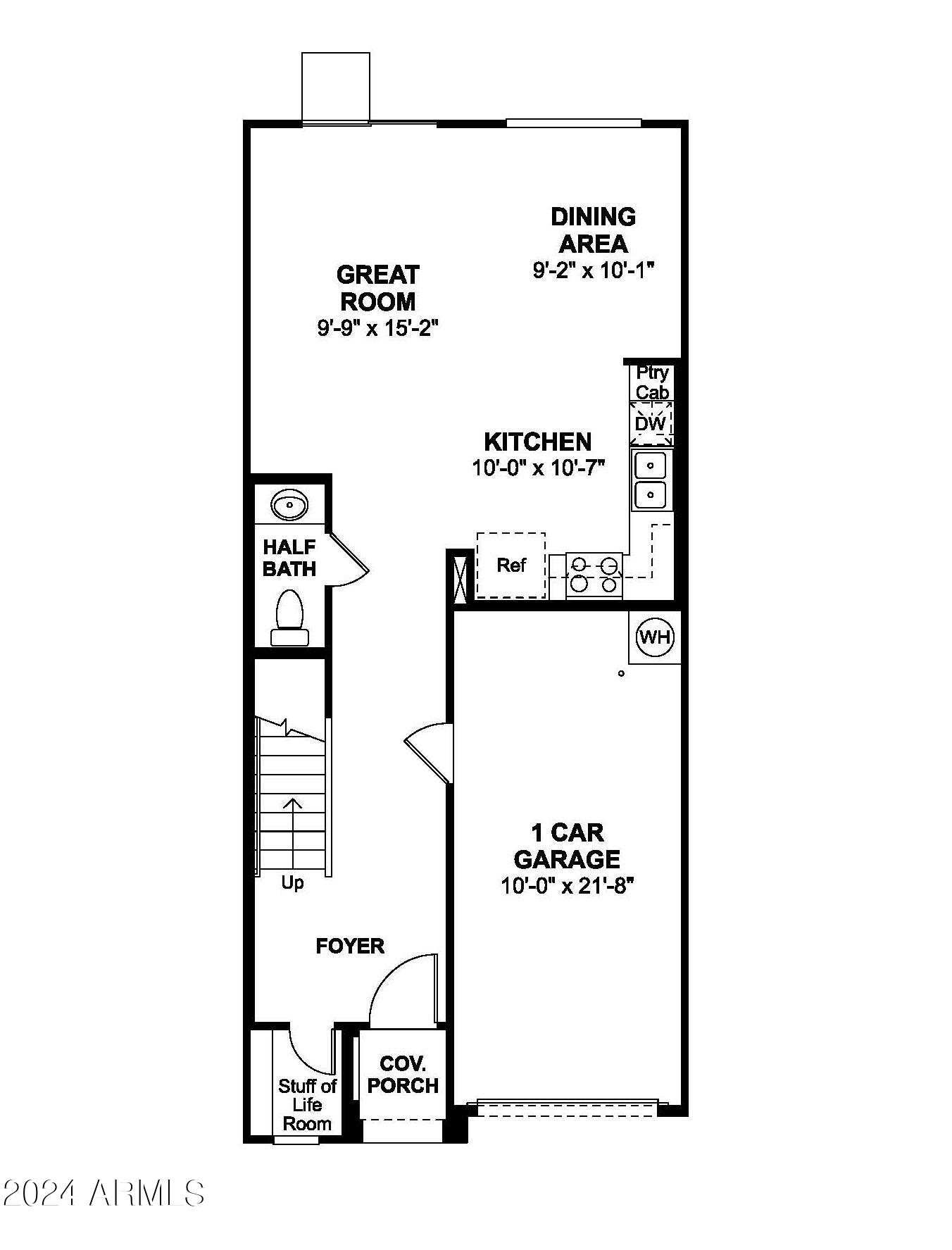 2746 West Red Fox Road Phoenix, AZ 85085 - Photo 15 of 16 Orion Floorplan First Floor