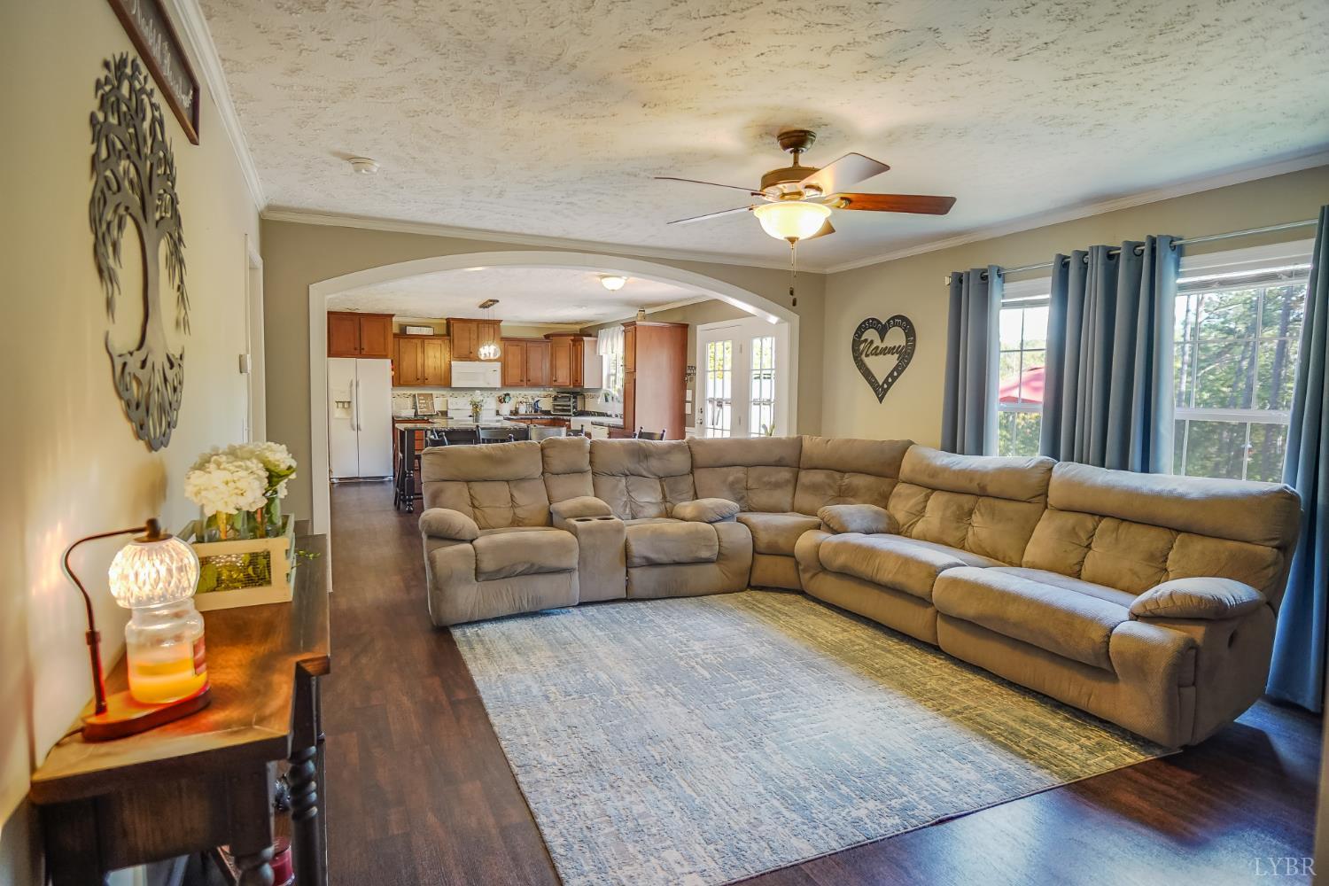 159 Hidden Trail Rustburg, VA 24588 - Photo 11 of 34 a living room with furniture and a large window