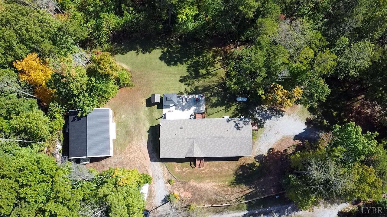 159 Hidden Trail Rustburg, VA 24588 - Photo 7 of 34 an aerial view of a house with yard and swimming pool