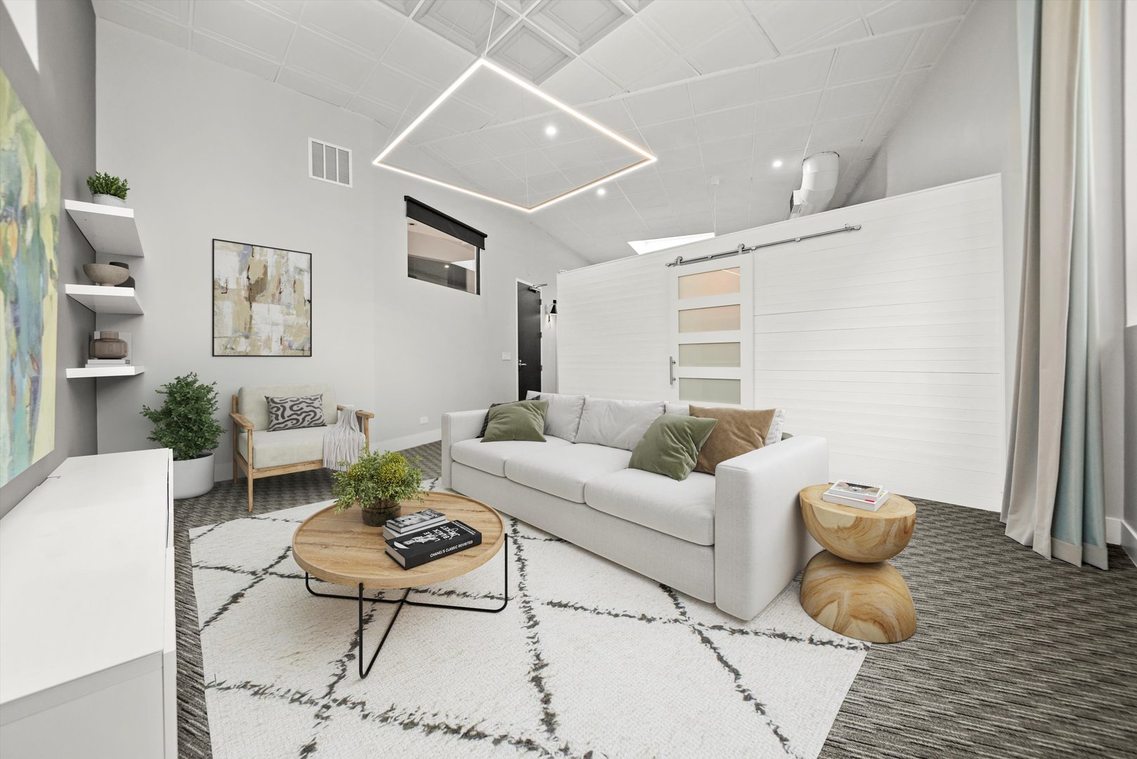 300 North Ogden Avenue, Unit 202 Chicago, IL 60607 - Photo 2 of 25 a living room with furniture and a table