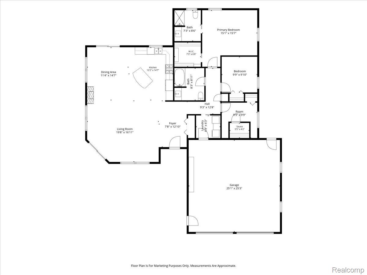 271 East Harrington Road Croswell, MI 48422 - Photo 37 of 37 01-all_floors_271_harrington_road_croswell_with_dim.jpg