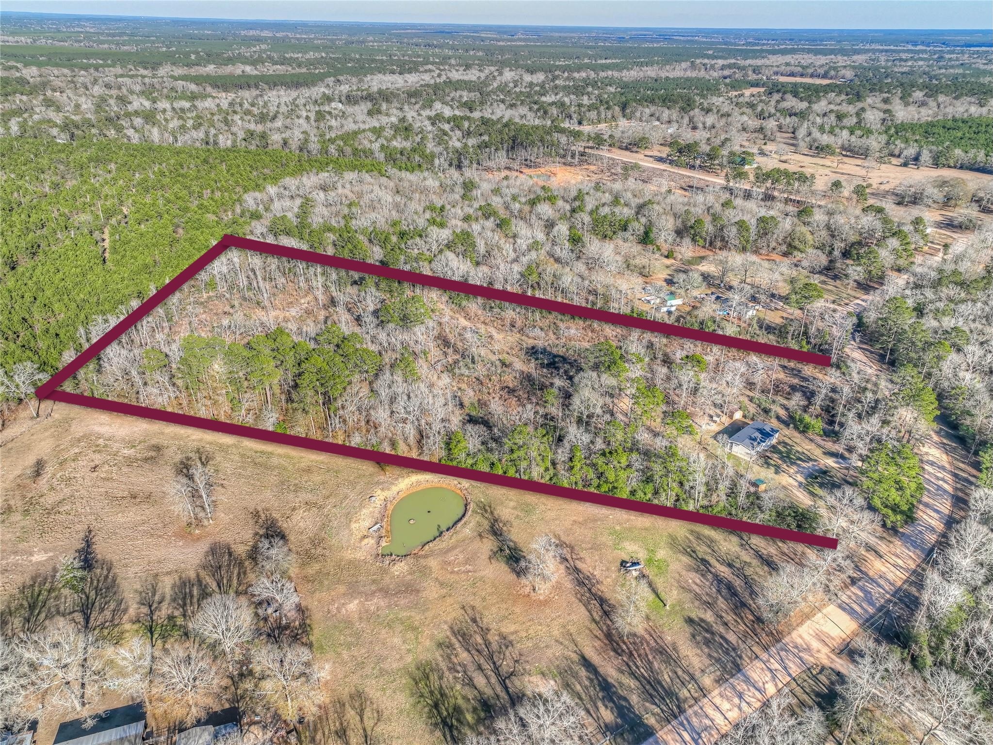 2757 East Capps Road Livingston, TX 77351 - Photo 36 of 42 land line are approximately