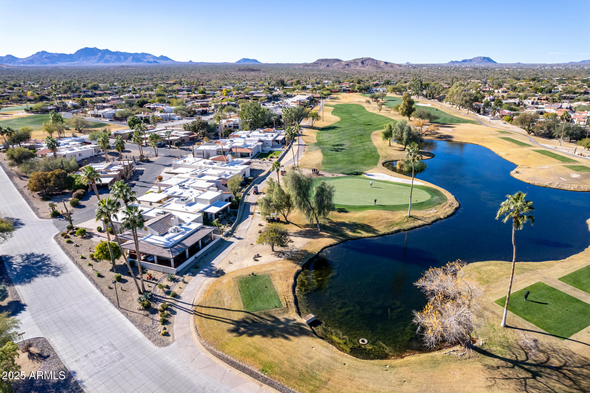 18718 East Rio Lane Rio Verde, AZ 85263 - Photo 11 of 59 a view of a city from a balcony