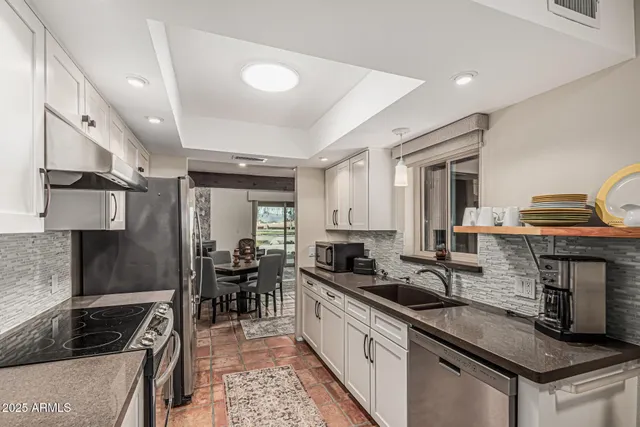 a view of a city from a balcony