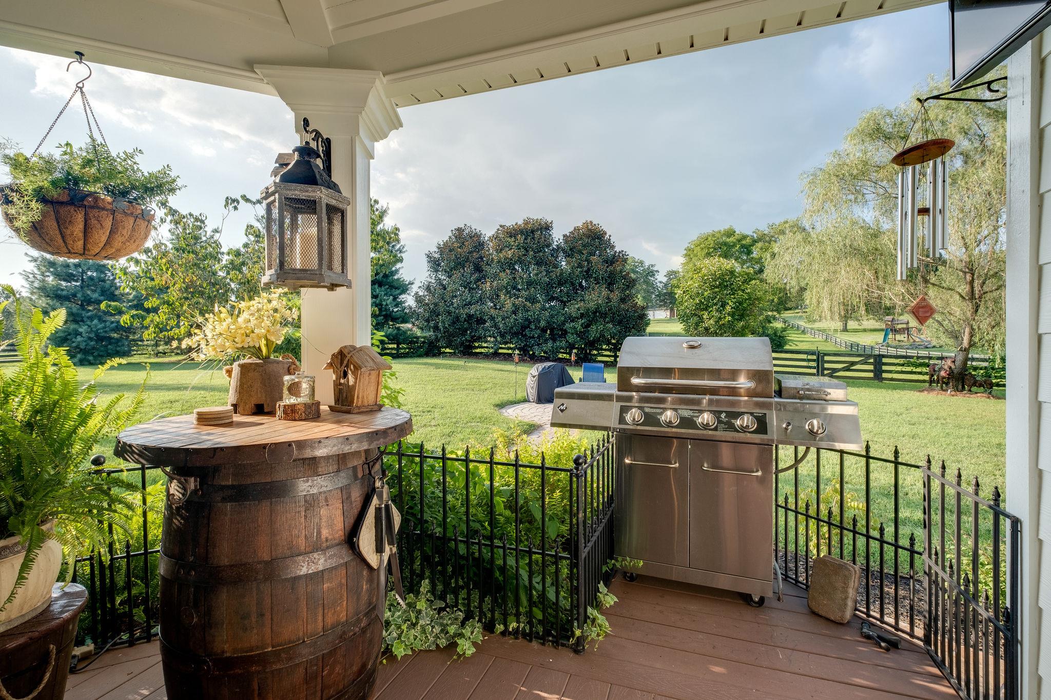 4524 South Carothers Road Franklin, TN 37064 - Photo 26 of 30 GRILLING CENTER has direct access from Covered Deck area.