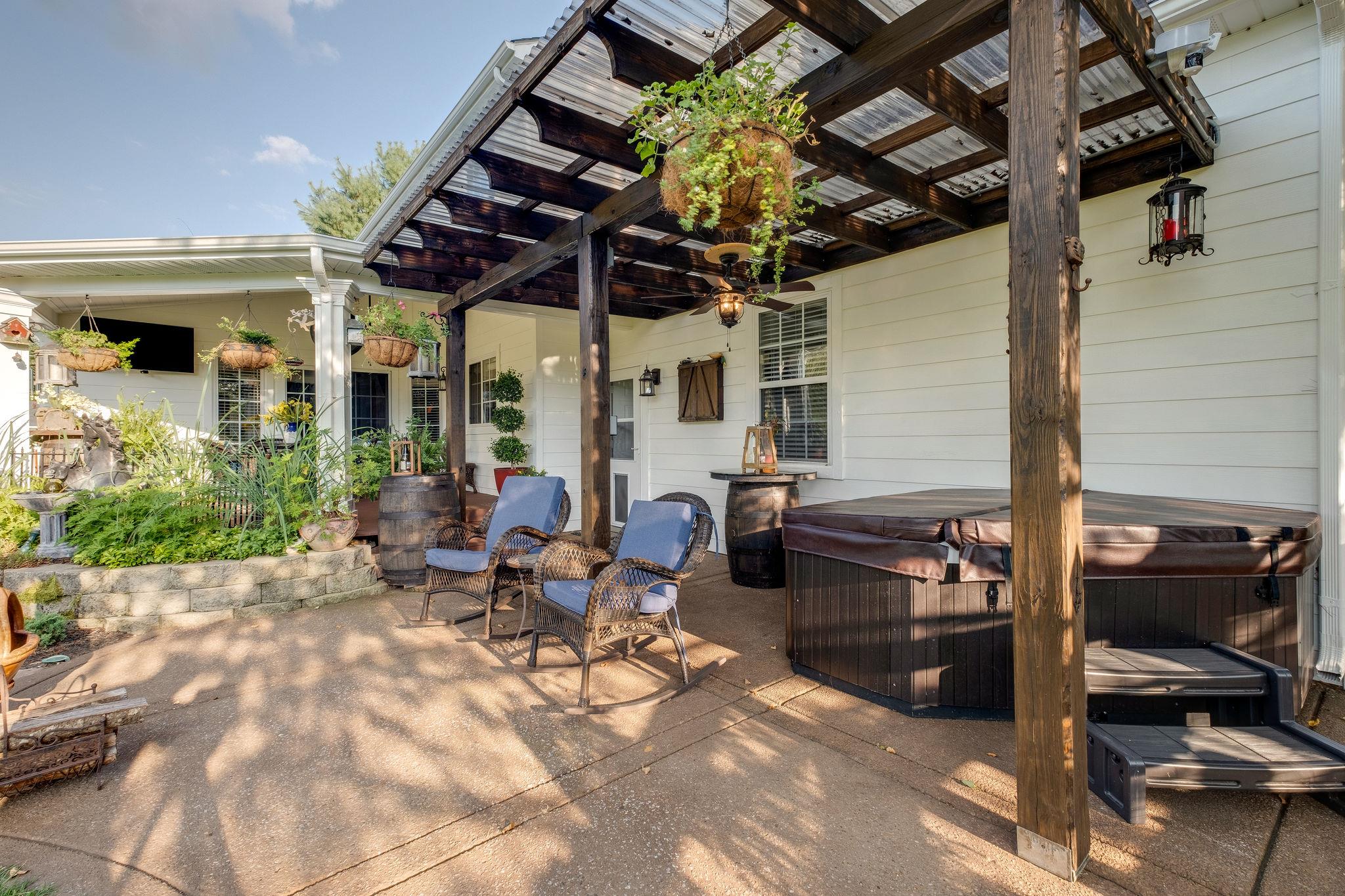4524 South Carothers Road Franklin, TN 37064 - Photo 27 of 30 COVERED SPA PATIO (Hottub Negotiable - less than 2yrs old)