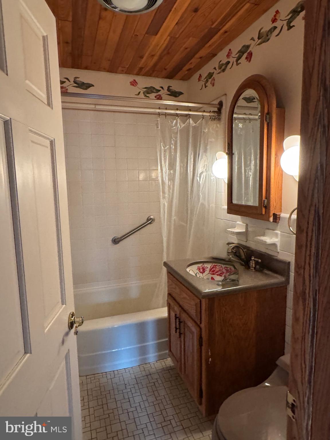 305 Kresson Road Voorhees, NJ 08043 - Photo 16 of 37 a bathroom with a sink a toilet a mirror and shower