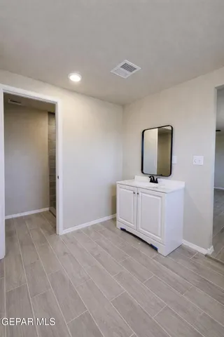 a room with a flat screen tv