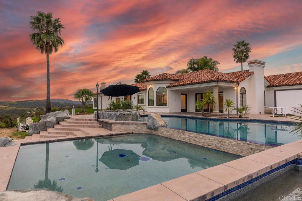9650 Covey Lane Escondido, CA 92026 - Photo 5 of 39 a view of house with swimming pool outdoor seating