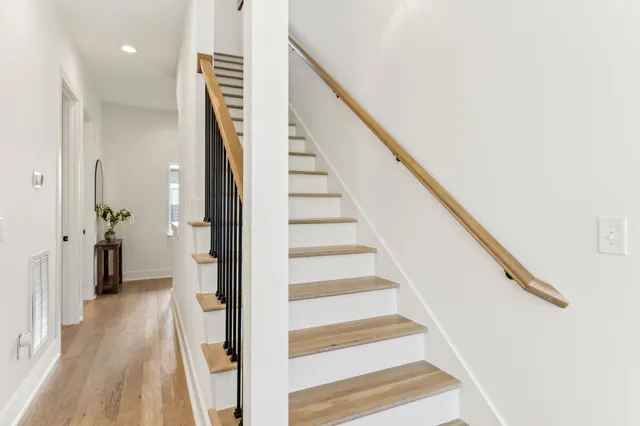 a view of city from balcony