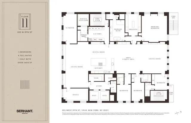 $9,950,000 | 205 West 19th Street, Unit 11 | Chelsea