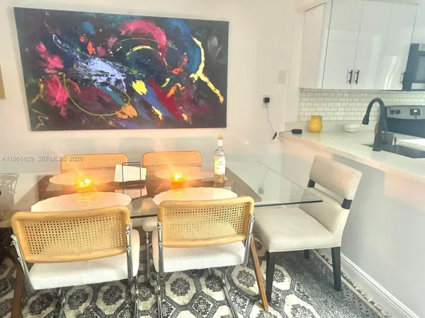 a living room with a couch and a table