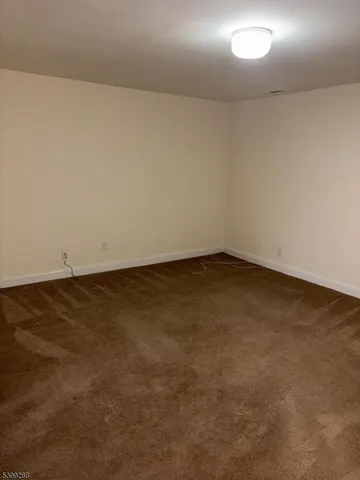 an empty room with an entryway