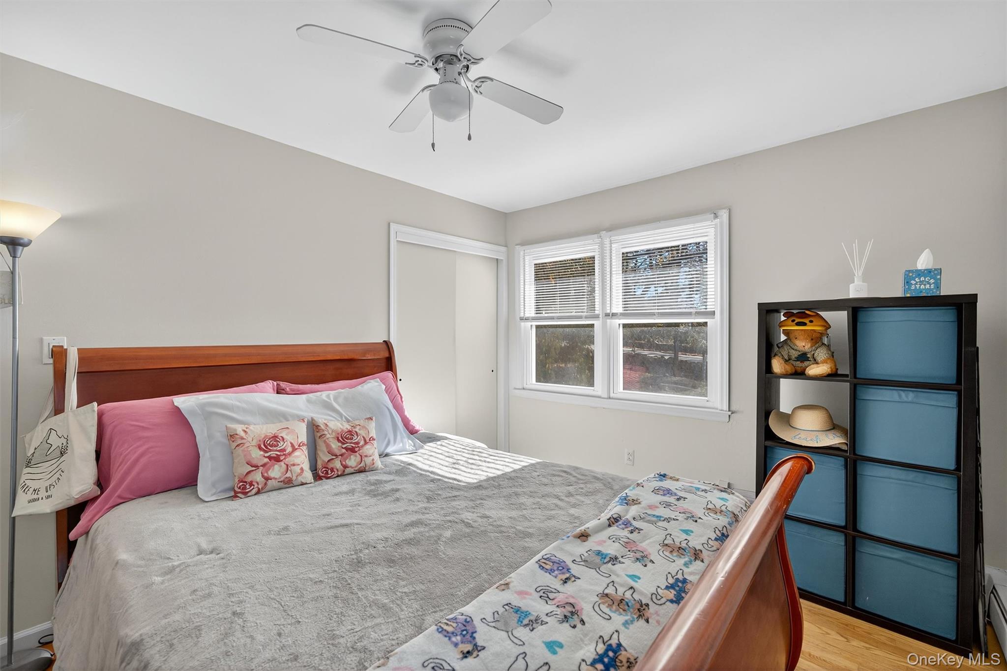 76 Pine Hill Road Highland Mills, NY 10930 - Photo 23 of 41 Bedroom with light wood finished floors, a closet, and ceiling fan