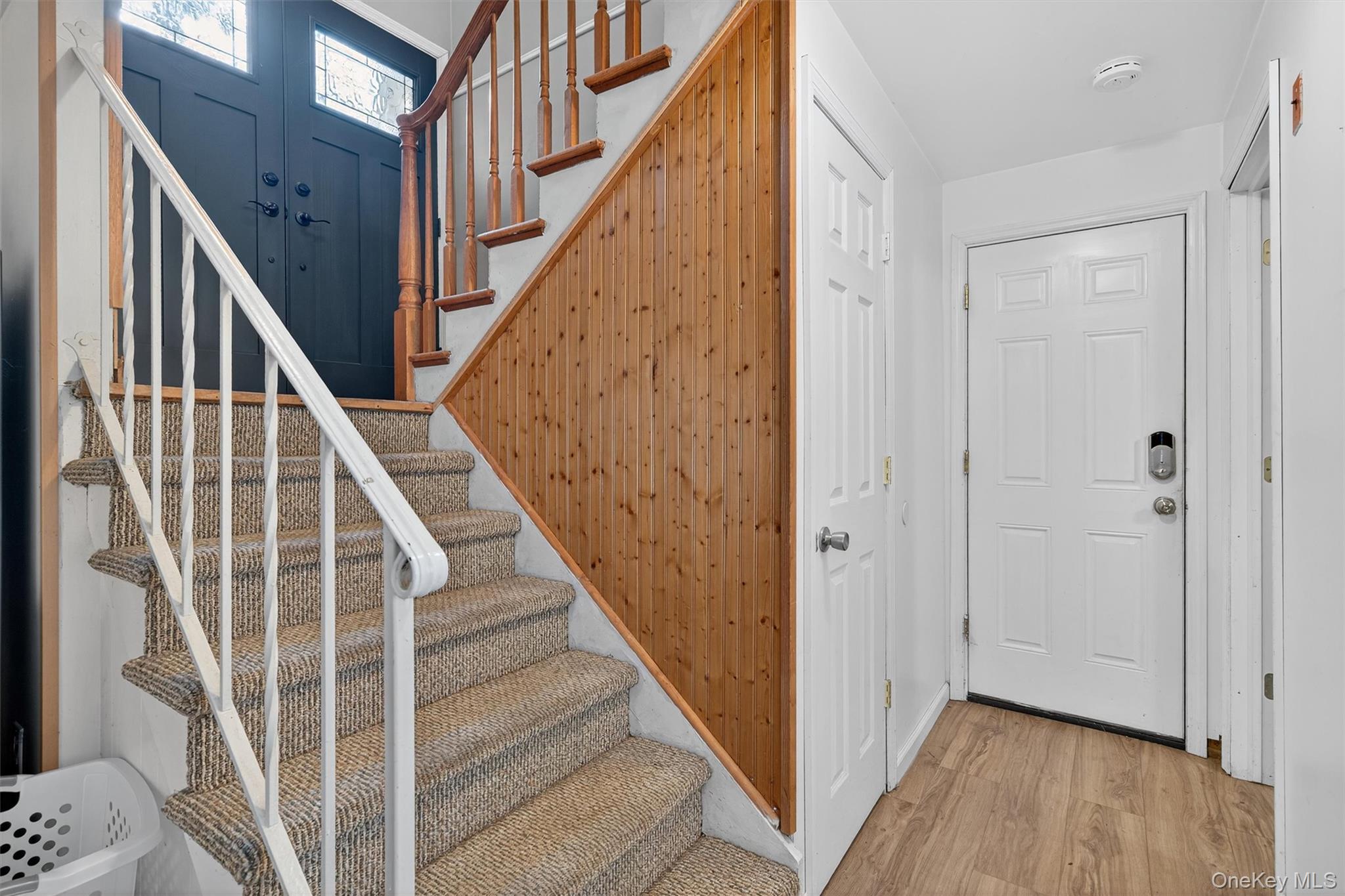 76 Pine Hill Road Highland Mills, NY 10930 - Photo 25 of 41 Entrance foyer with stairway and wood finished floors
