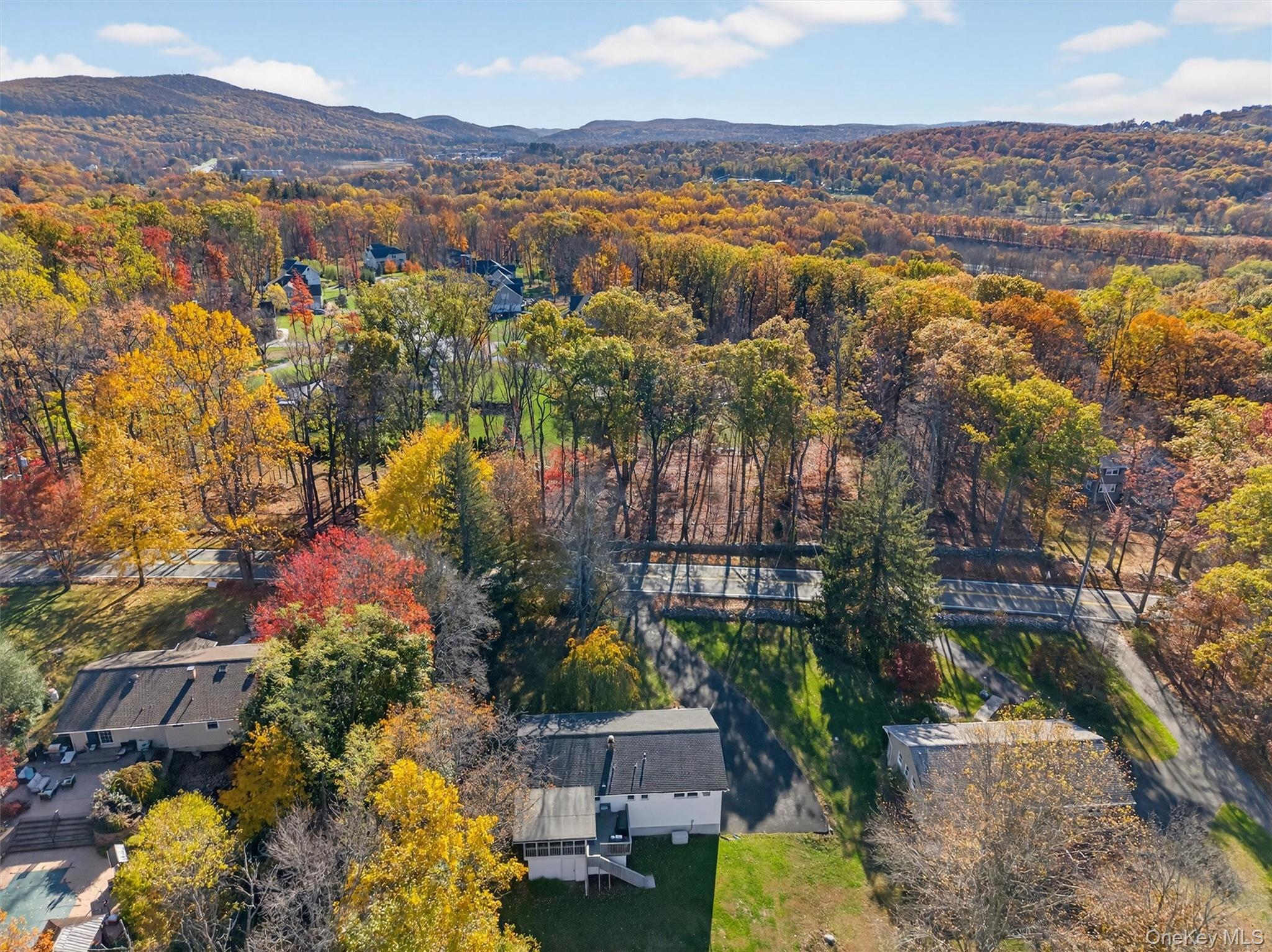 76 Pine Hill Road Highland Mills, NY 10930 - Photo 37 of 41 Aerial view of a mountain backdrop