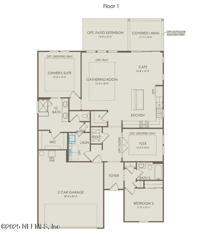 638 Ecliptic Loop Yulee, FL 32097 - Photo 50 of 50 Prosperity Floorplan