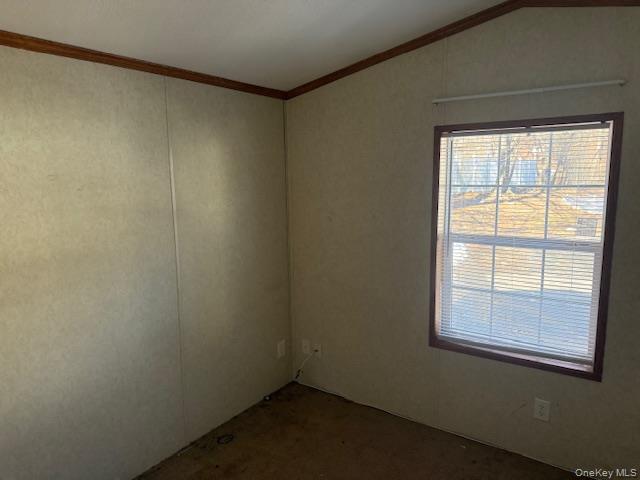 29 Call Hollow Road Stony Point, NY 10980 - Photo 4 of 8 Unfurnished room featuring vaulted ceiling and crown molding