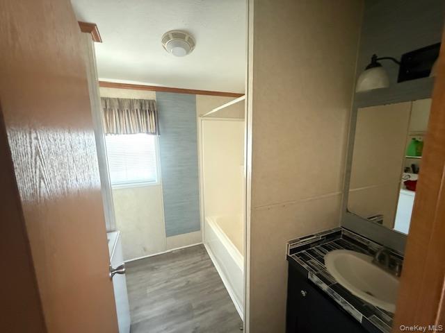 29 Call Hollow Road Stony Point, NY 10980 - Photo 7 of 8 Full bathroom featuring vanity, shower / bathtub combination, and wood finished floors