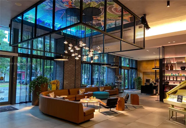 a living room filled with furniture