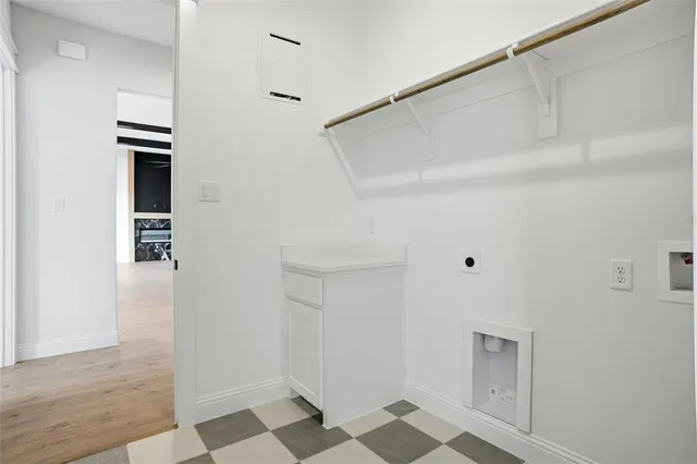 a view of a room with an ocean view