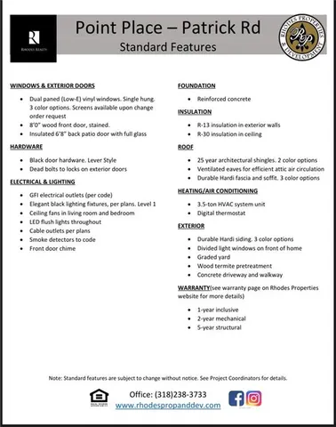 $349,999 | 1105 Patrick Road, Natchitoches, LA 71457