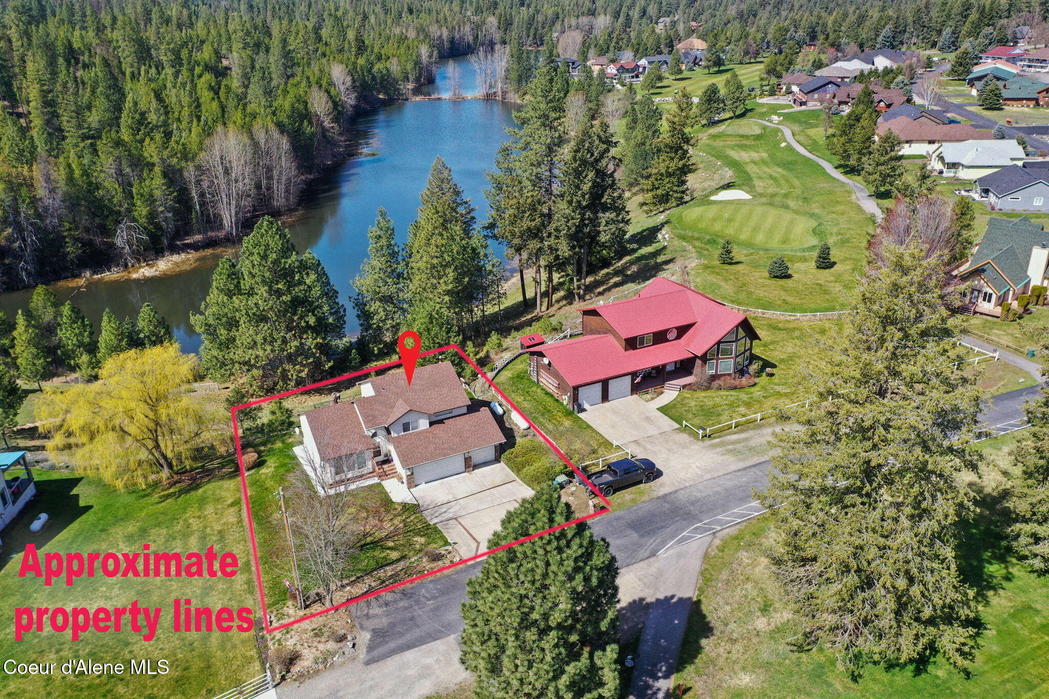 720 Stoneridge Road Blanchard, ID 83804 - Photo 2 of 67 1-web-or-mls-720 Stoneridge Rd drone-2-E