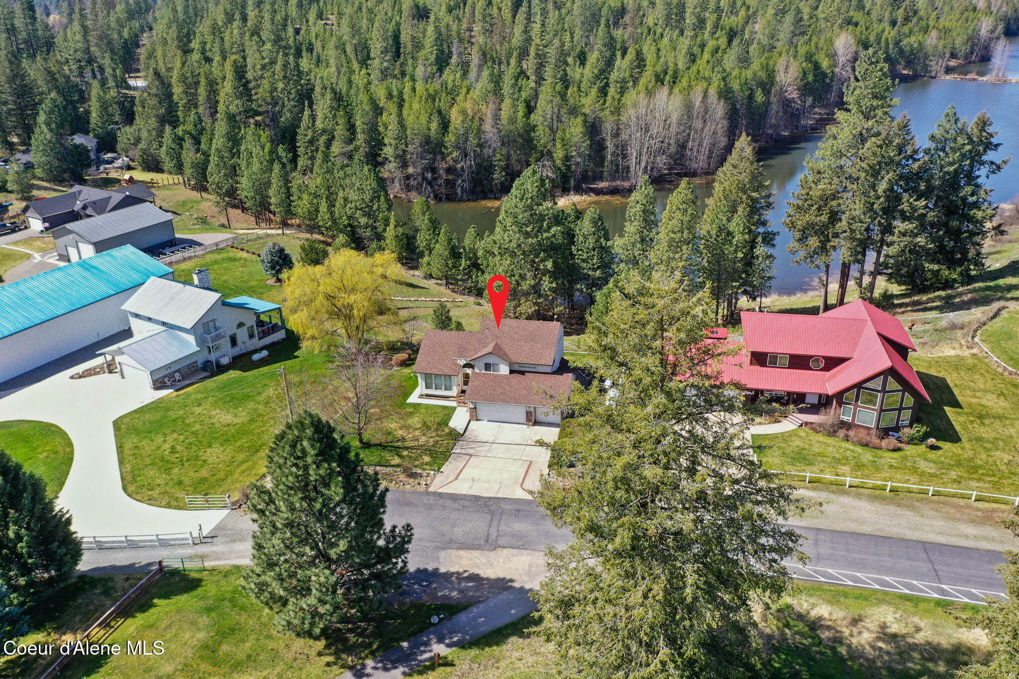 720 Stoneridge Road Blanchard, ID 83804 - Photo 34 of 67 40-web-or-mls-720 Stoneridge Rd drone-1-
