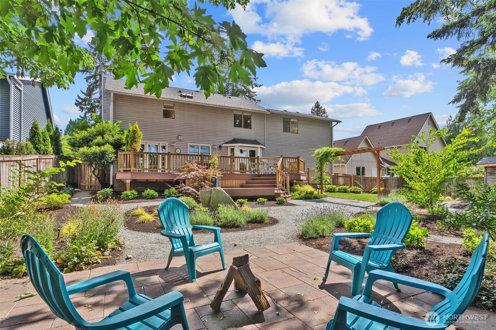 2101 233rd Street Southeast Bothell, WA 98021 - Photo 32 of 40 a swimming pool with outdoor seating and yard