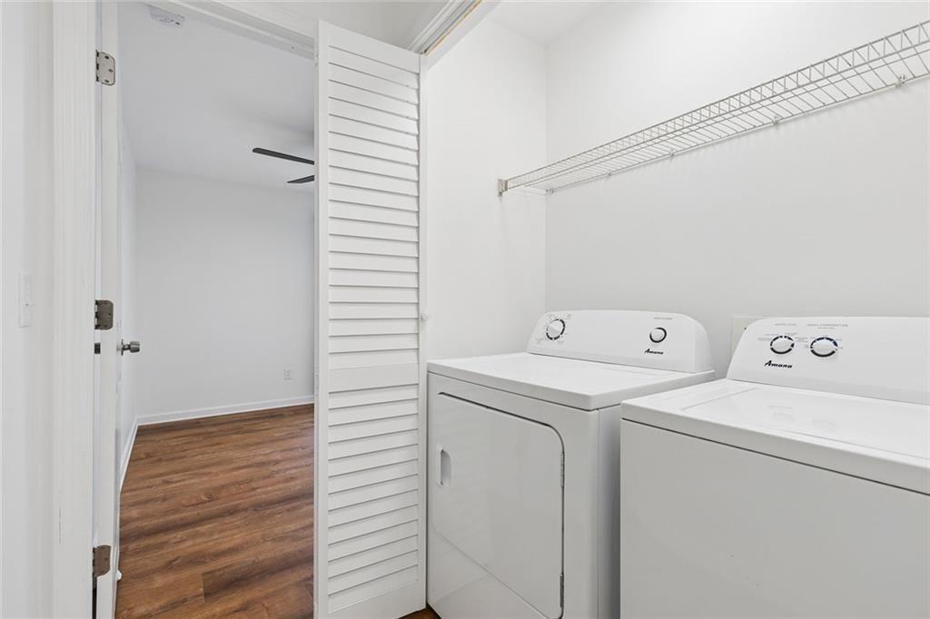 67 Johnson Road Northwest Atlanta, GA 30318 - Photo 26 of 31 a utility room with dryer and washer