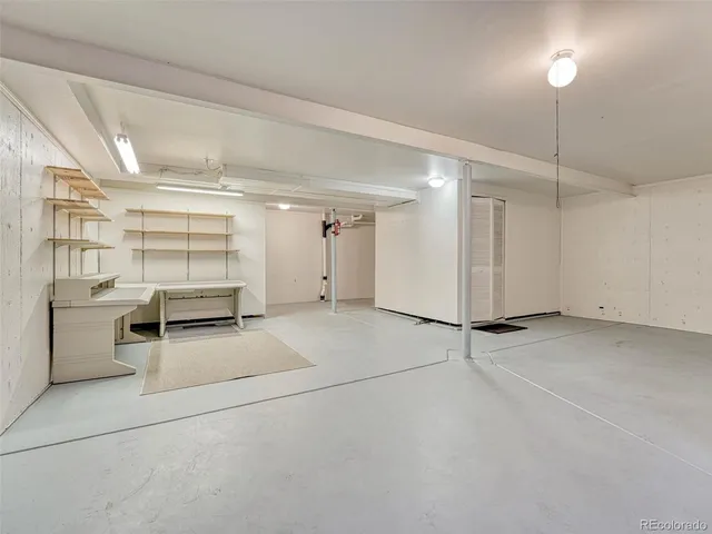 a view of a storage & utility room