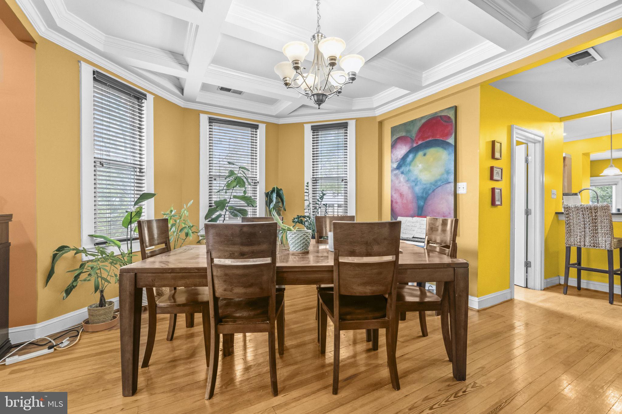 1824 3rd Street Northeast Washington, DC 20002 - Photo 5 of 30 Bright dining space with vibrant hues.