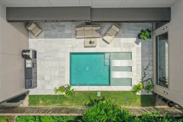 a view of a door of the house