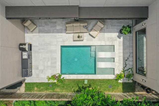 a view of a door of the house